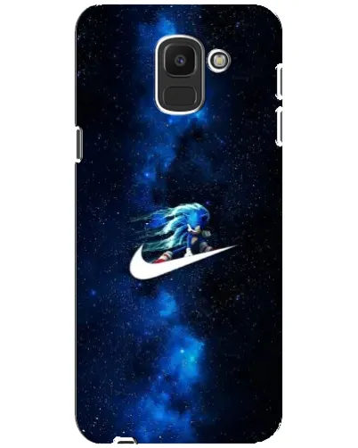 Чехол для Samsung Galaxy J6 2018 (J600F) с картинкой «Звездный путь Nike» Чехол для Samsung Galaxy J6 2018 (J600F) с картинкой «Звездный путь Nike»