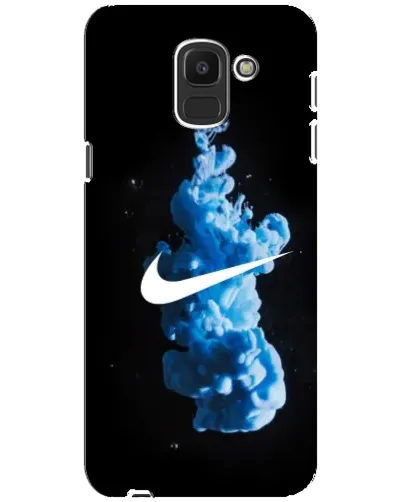 Чехол для Samsung Galaxy J6 2018 (J600F) с картинкой «Nike и синий дым» Чехол для Samsung Galaxy J6 2018 (J600F) с картинкой «Nike и синий дым»