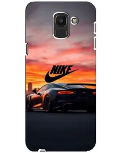 Чехол для Samsung Galaxy J6 2018 (J600F) с картинкой «Nike и суперкар» Чехол для Samsung Galaxy J6 2018 (J600F) с картинкой «Nike и суперкар»