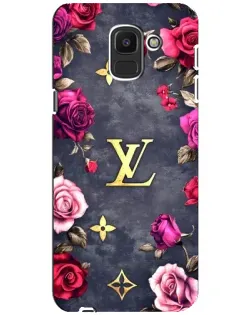 Чехол для Samsung Galaxy J6 2018 (J600F) с картинкой «Цветочный Louis Vuitton»