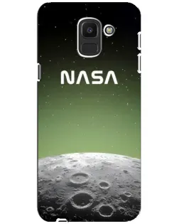 Чехол для Samsung Galaxy J6 2018 (J600F) с картинкой «NASA — лунный градиент» Чехол для Samsung Galaxy J6 2018 (J600F) с картинкой «NASA — лунный градиент»