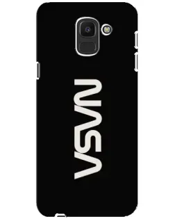 Чехол для Samsung Galaxy J6 2018 (J600F) с картинкой «NASA — вертикальный логотип» Чехол для Samsung Galaxy J6 2018 (J600F) с картинкой «NASA — вертикальный логотип»