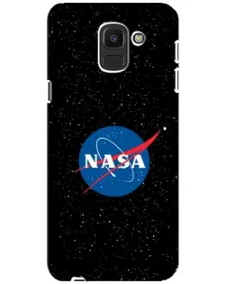 Чехол для Samsung Galaxy J6 2018 (J600F) с картинкой «NASA — звездное небо» Чехол для Samsung Galaxy J6 2018 (J600F) с картинкой «NASA — звездное небо»