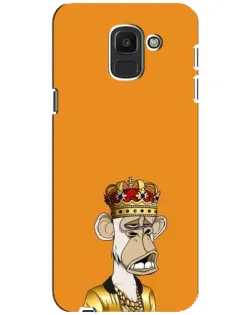 Чохол для Samsung Galaxy J6 2018 (J600F) з картинкою «Золота мавпа Bored Ape» Чохол для Samsung Galaxy J6 2018 (J600F) з картинкою «Золота мавпа Bored Ape»