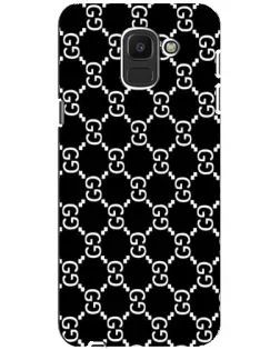 Чехол для Samsung Galaxy J6 2018 (J600F) с картинкой «Gucci — сетчатый паттерн»