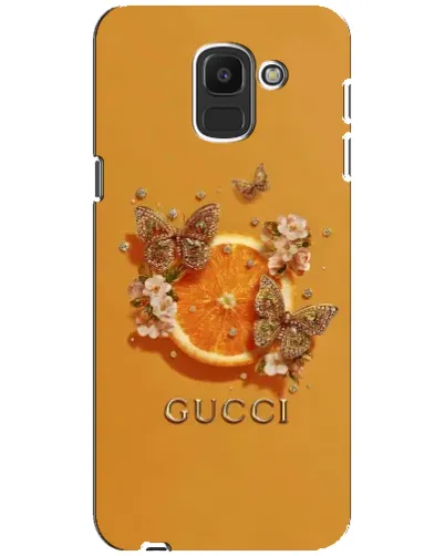 Чехол для Samsung Galaxy J6 2018 (J600F) с картинкой «Gucci — золотые бабочки» Чехол для Samsung Galaxy J6 2018 (J600F) с картинкой «Gucci — золотые бабочки»