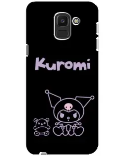 Чохол для Samsung Galaxy J6 2018 (J600F) з картинкою «Kuromi — чорний мінімалізм» Чохол для Samsung Galaxy J6 2018 (J600F) з картинкою «Kuromi — чорний мінімалізм»