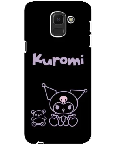 Чехол для Samsung Galaxy J6 2018 (J600F) с картинкой «Kuromi — черный минимализм» Чехол для Samsung Galaxy J6 2018 (J600F) с картинкой «Kuromi — черный минимализм»