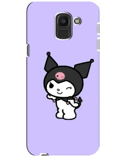 Чехол для Samsung Galaxy J6 2018 (J600F) с картинкой «Классическая Kuromi» Чехол для Samsung Galaxy J6 2018 (J600F) с картинкой «Классическая Kuromi»