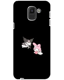 Чехол для Samsung Galaxy J6 2018 (J600F) с картинкой «My Melody и Kuromi» Чехол для Samsung Galaxy J6 2018 (J600F) с картинкой «My Melody и Kuromi»