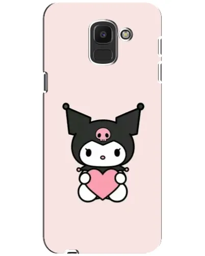 Чехол для Samsung Galaxy J6 2018 (J600F) с картинкой «Kuromi и сердце» Чехол для Samsung Galaxy J6 2018 (J600F) с картинкой «Kuromi и сердце»