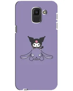 Чехол для Samsung Galaxy J6 2018 (J600F) с картинкой «Kuromi на лиловом фоне» Чехол для Samsung Galaxy J6 2018 (J600F) с картинкой «Kuromi на лиловом фоне»