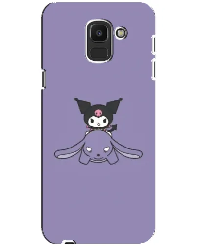 Чехол для Samsung Galaxy J6 2018 (J600F) с картинкой «Kuromi на лиловом фоне» Чехол для Samsung Galaxy J6 2018 (J600F) с картинкой «Kuromi на лиловом фоне»
