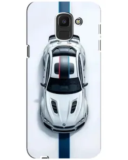 Чехол для Samsung Galaxy J6 2018 (J600F) с картинкой «Вид сверху — BMW M»