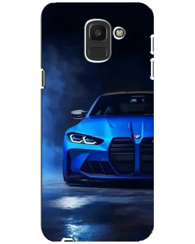 Чехол для Samsung Galaxy J6 2018 (J600F) с картинкой «Голубая BMW M4» Чехол для Samsung Galaxy J6 2018 (J600F) с картинкой «Голубая BMW M4»