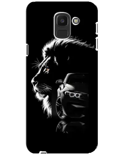 Чехол для Samsung Galaxy J6 2018 (J600F) с картинкой «BMW и лев» Чехол для Samsung Galaxy J6 2018 (J600F) с картинкой «BMW и лев»