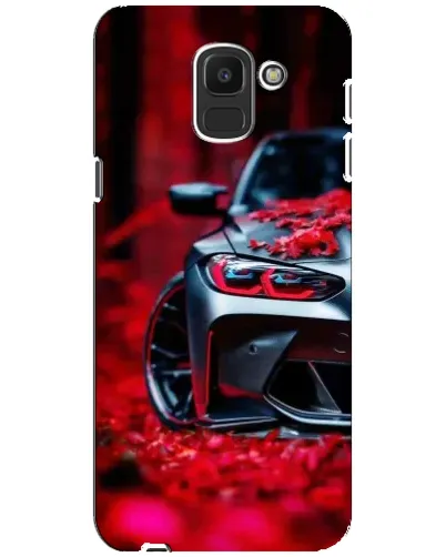 Чехол для Samsung Galaxy J6 2018 (J600F) с картинкой «Спортивная BMW и цветы» Чехол для Samsung Galaxy J6 2018 (J600F) с картинкой «Спортивная BMW и цветы»