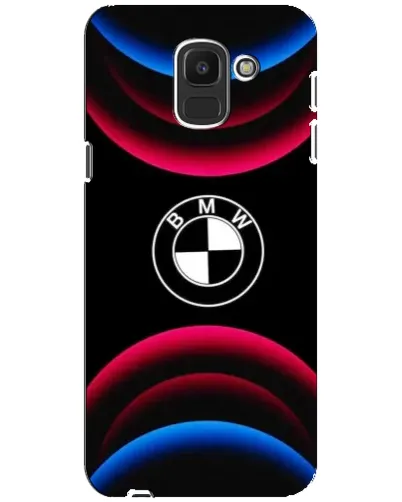 Чехол для Samsung Galaxy J6 2018 (J600F) с картинкой «Логотип BMW и неоновые дуги» Чехол для Samsung Galaxy J6 2018 (J600F) с картинкой «Логотип BMW и неоновые дуги»
