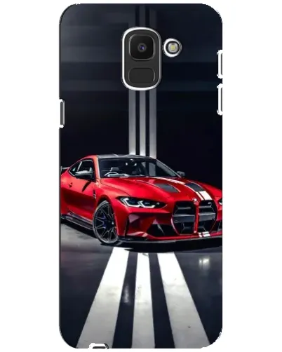 Чехол для Samsung Galaxy J6 2018 (J600F) с картинкой «Красная BMW на дороге» Чехол для Samsung Galaxy J6 2018 (J600F) с картинкой «Красная BMW на дороге»