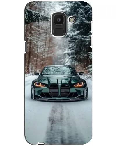 Чехол для Samsung Galaxy J6 2018 (J600F) с картинкой «BMW в зимнем лесу» Чехол для Samsung Galaxy J6 2018 (J600F) с картинкой «BMW в зимнем лесу»