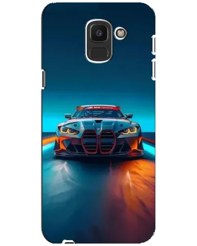 Чехол для Samsung Galaxy J6 2018 (J600F) с картинкой «BMW — огни неона» Чехол для Samsung Galaxy J6 2018 (J600F) с картинкой «BMW — огни неона»