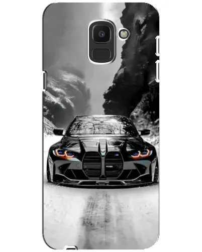 Чехол для Samsung Galaxy J6 2018 (J600F) с картинкой «BMW — акварельный дрифт» Чехол для Samsung Galaxy J6 2018 (J600F) с картинкой «BMW — акварельный дрифт»