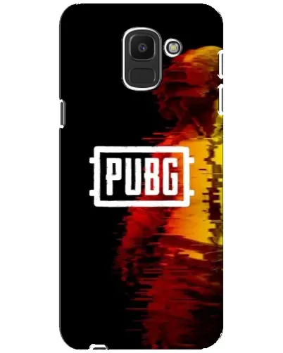 Чехол для Samsung Galaxy J6 2018 (J600F) с картинкой «Яркий логотип PUBG»
