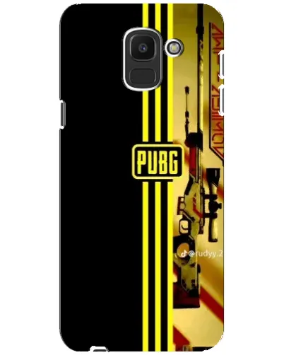 Чехол для Samsung Galaxy J6 2018 (J600F) с картинкой «PUBG — камуфляжный шлем»
