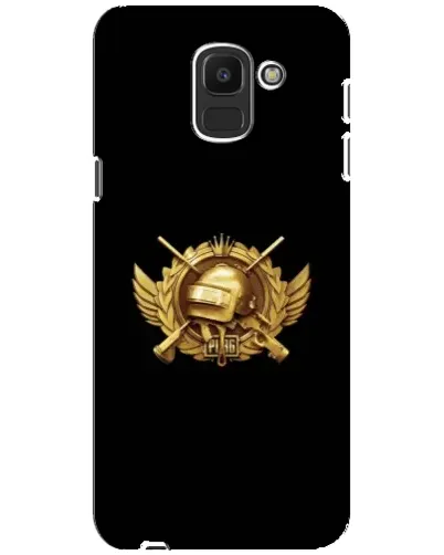 Чехол для Samsung Galaxy J6 2018 (J600F) с картинкой «PUBG — оранжевый градиент»