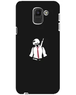 Чехол для Samsung Galaxy J6 2018 (J600F) с картинкой «PUBG — силуэт воина» Чехол для Samsung Galaxy J6 2018 (J600F) с картинкой «PUBG — силуэт воина»