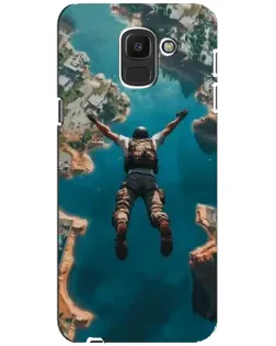 Чехол для Samsung Galaxy J6 2018 (J600F) с картинкой «PUBG — свободное падение» Чехол для Samsung Galaxy J6 2018 (J600F) с картинкой «PUBG — свободное падение»