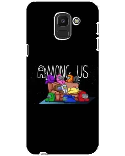 Чехол для Samsung Galaxy J6 2018 (J600F) с картинкой «Логотип Among Us» Чехол для Samsung Galaxy J6 2018 (J600F) с картинкой «Логотип Among Us»