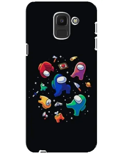 Чехол для Samsung Galaxy J6 2018 (J600F) с картинкой «Among Us космос» Чехол для Samsung Galaxy J6 2018 (J600F) с картинкой «Among Us космос»