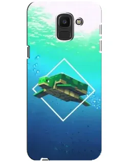 Чехол для Samsung Galaxy J6 2018 (J600F) с картинкой «Черепаха Minecraft» Чехол для Samsung Galaxy J6 2018 (J600F) с картинкой «Черепаха Minecraft»