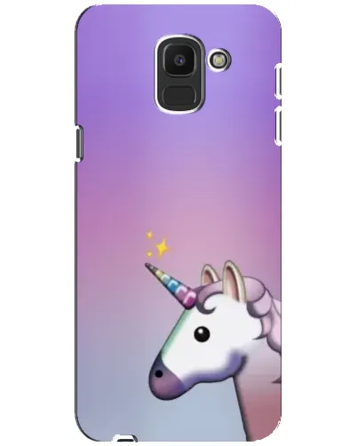 Чехол для Samsung Galaxy J6 2018 (J600F) с картинкой «Единорог градиент»