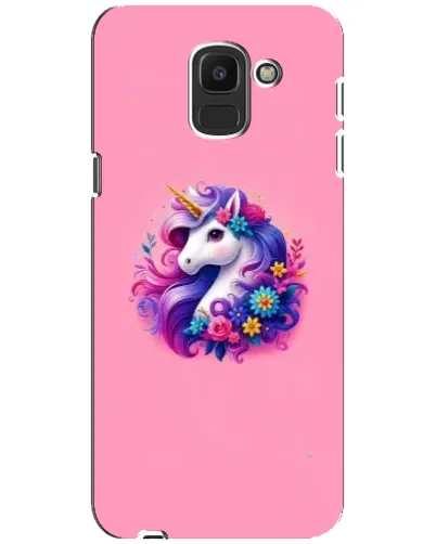 Чехол для Samsung Galaxy J6 2018 (J600F) с картинкой «Сказочный единорог»