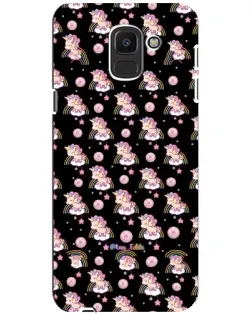 Чехол для Samsung Galaxy J6 2018 (J600F) с картинкой «Magic Unicorn паттерн»