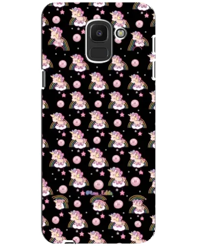 Чехол для Samsung Galaxy J6 2018 (J600F) с картинкой «Magic Unicorn паттерн»