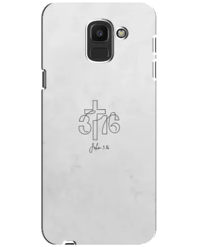 Чехол для Samsung Galaxy J6 2018 (J600F) с картинкой «Иоанна 3:16 Крест» Чехол для Samsung Galaxy J6 2018 (J600F) с картинкой «Иоанна 3:16 Крест»