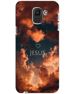 Чехол для Samsung Galaxy J6 2018 (J600F) с картинкой «Сияние Имени Jesus»