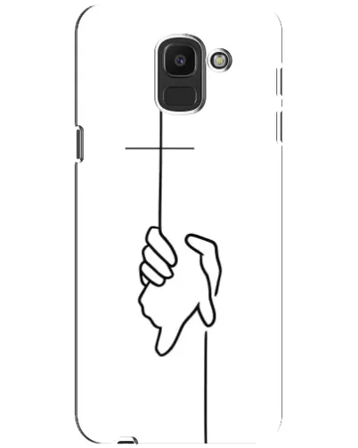 Чехол для Samsung Galaxy J6 2018 (J600F) с картинкой «Рука держит» Чехол для Samsung Galaxy J6 2018 (J600F) с картинкой «Рука держит»