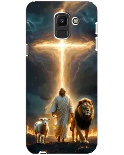 Чехол для Samsung Galaxy J6 2018 (J600F) с картинкой «Лев Иуды и Свет»