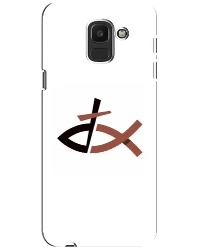 Чехол для Samsung Galaxy J6 2018 (J600F) с картинкой «Рыба и крест» Чехол для Samsung Galaxy J6 2018 (J600F) с картинкой «Рыба и крест»