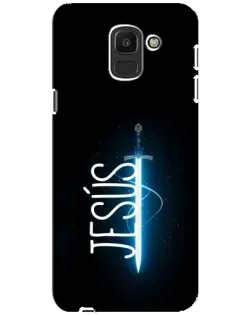 Чехол для Samsung Galaxy J6 2018 (J600F) с картинкой «Меч Духа Jesus»
