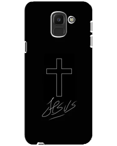 Чохол для Samsung Galaxy J6 2018 (J600F) з картинкою «Графічний хрест Jesus» Чохол для Samsung Galaxy J6 2018 (J600F) з картинкою «Графічний хрест Jesus»