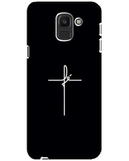 Чехол для Samsung Galaxy J6 2018 (J600F) с картинкой «Тонкий крест» Чехол для Samsung Galaxy J6 2018 (J600F) с картинкой «Тонкий крест»