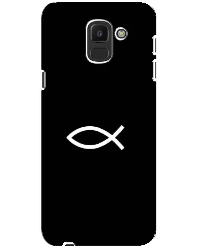 Чохол для Samsung Galaxy J6 2018 (J600F) з картинкою «Символ риби Jesus» Чохол для Samsung Galaxy J6 2018 (J600F) з картинкою «Символ риби Jesus»