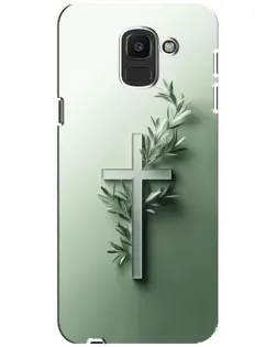 Чехол для Samsung Galaxy J6 2018 (J600F) с картинкой «Оливковая ветвь» Чехол для Samsung Galaxy J6 2018 (J600F) с картинкой «Оливковая ветвь»