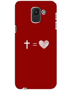 Чехол для Samsung Galaxy J6 2018 (J600F) с картинкой «Уравнение любви» Чехол для Samsung Galaxy J6 2018 (J600F) с картинкой «Уравнение любви»