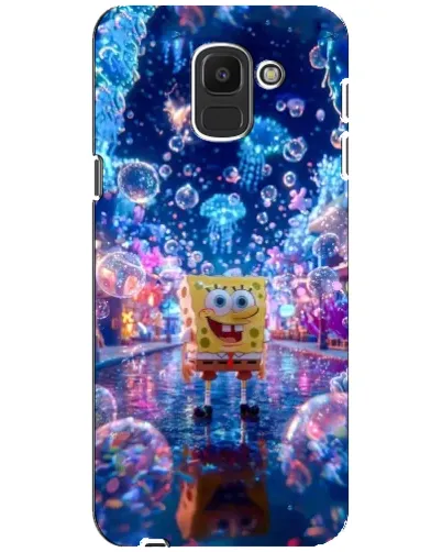Чехол для Samsung Galaxy J6 2018 (J600F) с картинкой «Неоновый океан» Чехол для Samsung Galaxy J6 2018 (J600F) с картинкой «Неоновый океан»